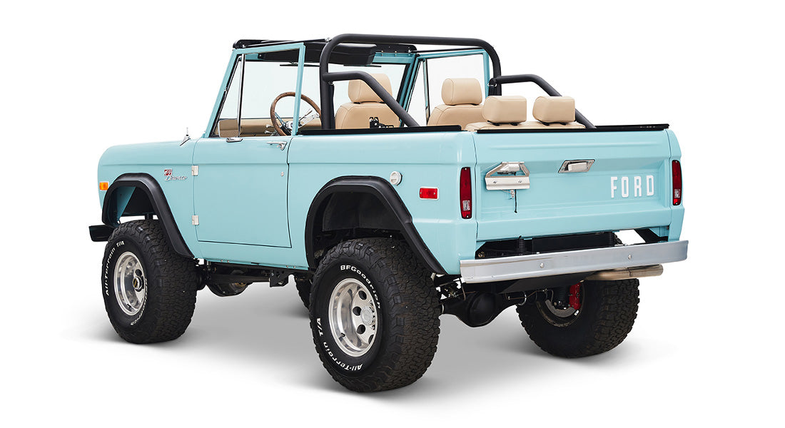 Classic Ford Bronco rear driver-side view