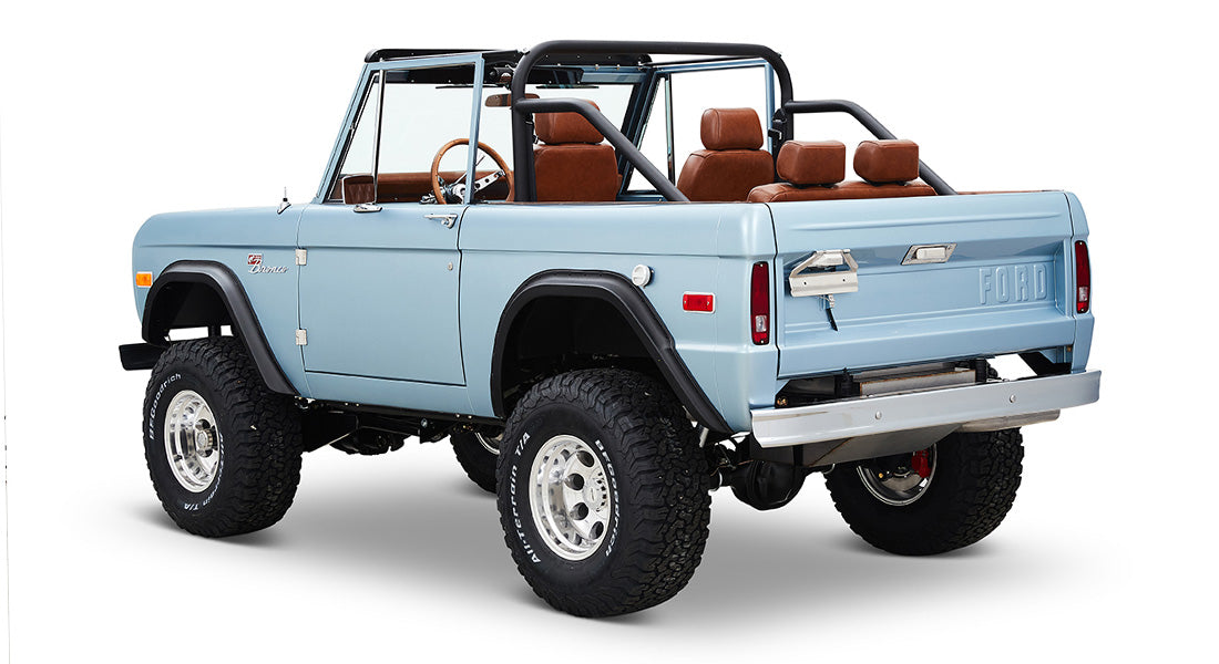 Classic Ford Bronco rear driver-side view