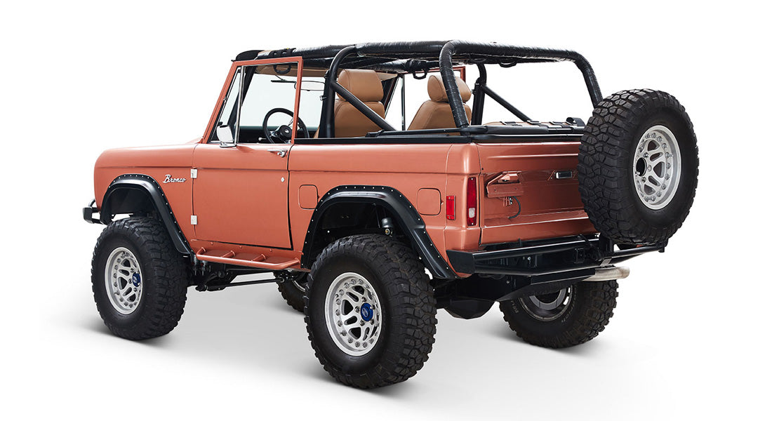 Classic Ford Bronco rear driver-side view