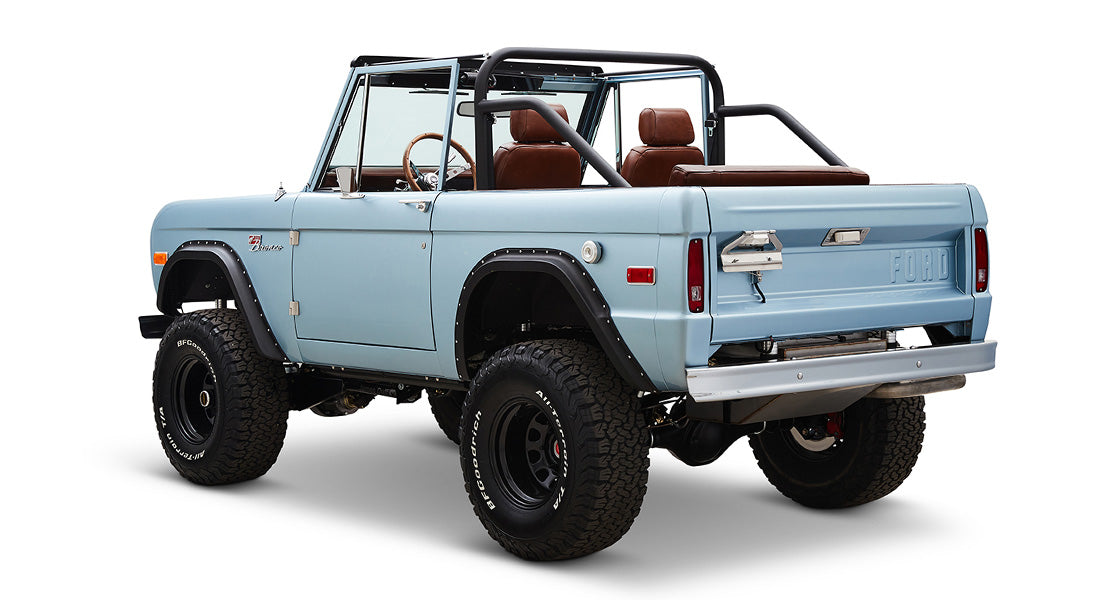 Classic Ford Bronco rear driver-side view