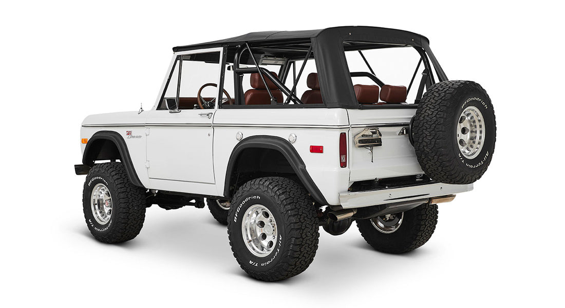 Classic Ford Bronco rear driver-side view