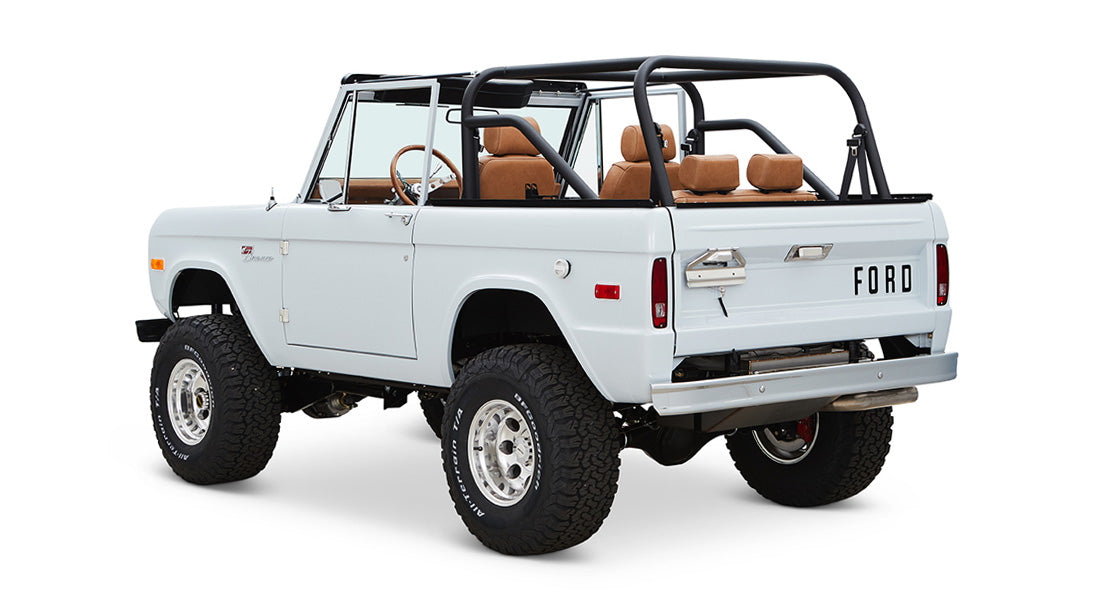 Classic Ford Bronco rear driver-side view