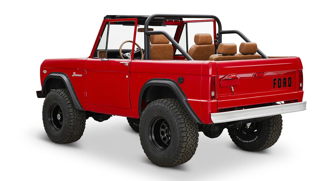 Classic Ford Bronco rear driver-side view