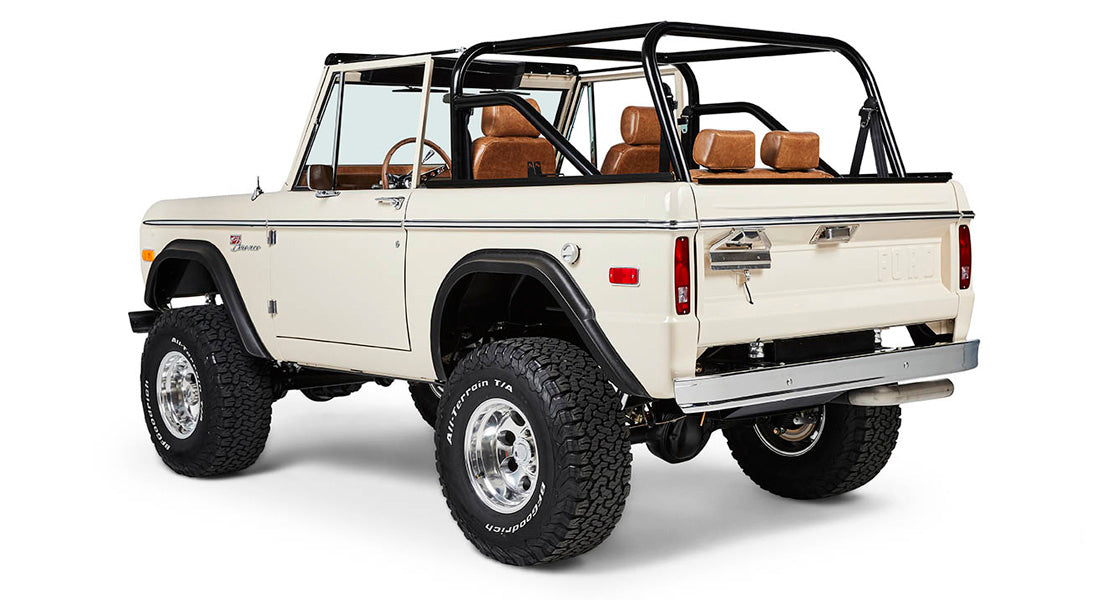 Classic Ford Bronco rear driver-side view