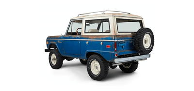 Classic Ford Bronco rear driver-side view