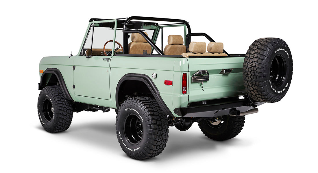 Classic Ford Bronco rear driver-side view