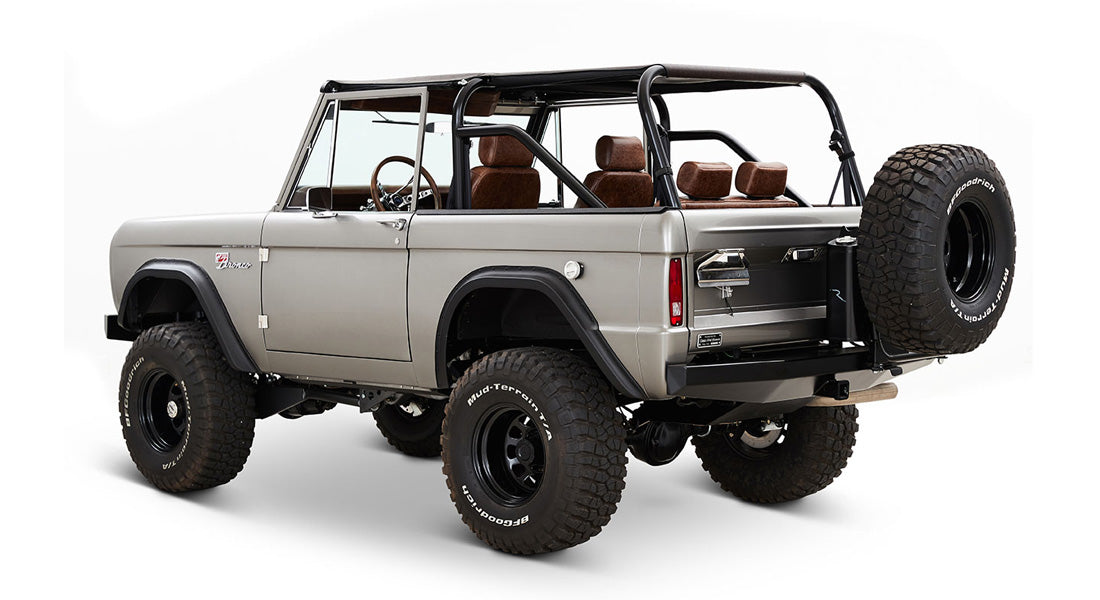 Classic Ford Bronco rear driver-side view