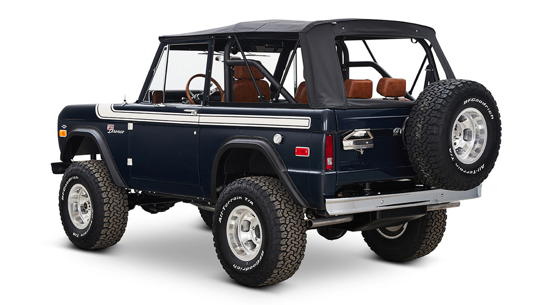 Classic Ford Bronco rear driver-side view