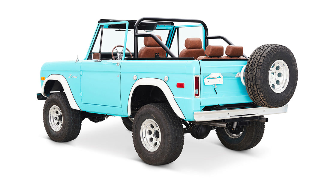 Classic Ford Bronco rear driver-side view