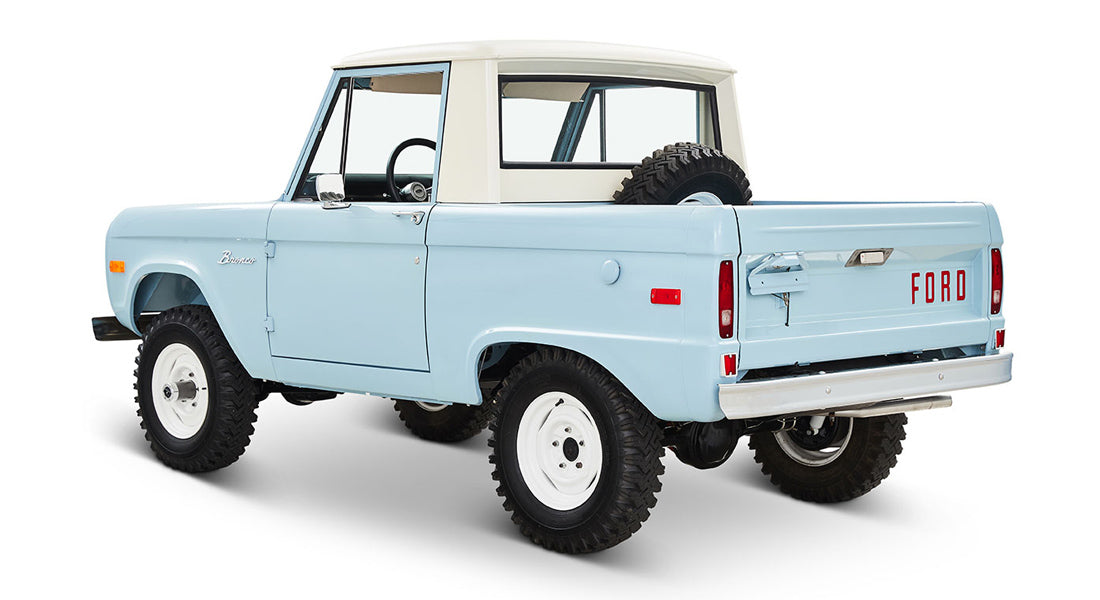 Classic Ford Bronco rear driver-side view