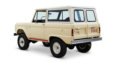 Classic Ford Bronco rear driver-side view