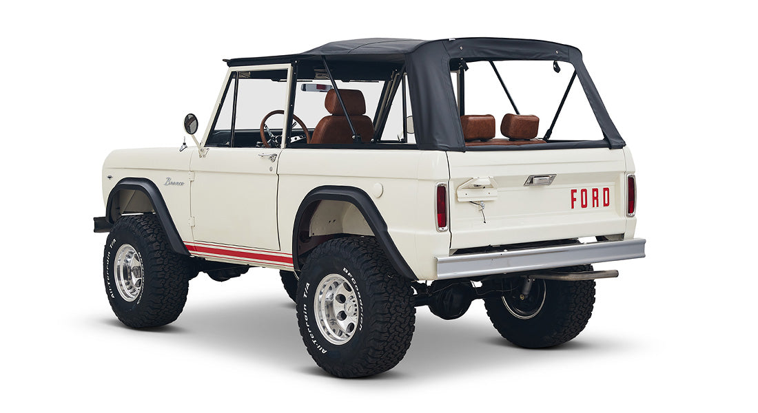 Classic Ford Bronco rear driver-side view