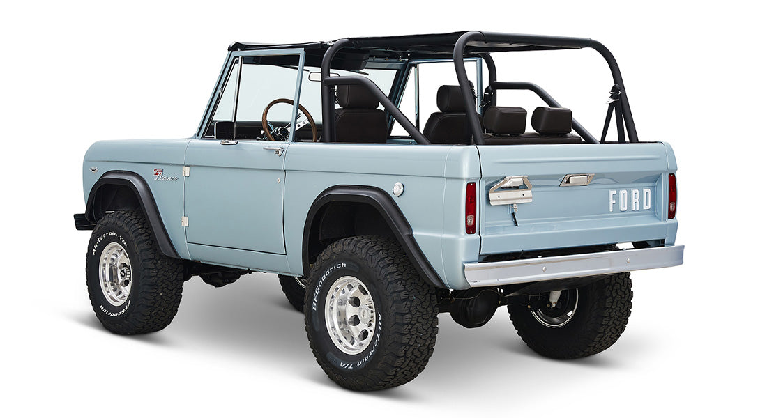 Classic Ford Bronco rear driver-side view