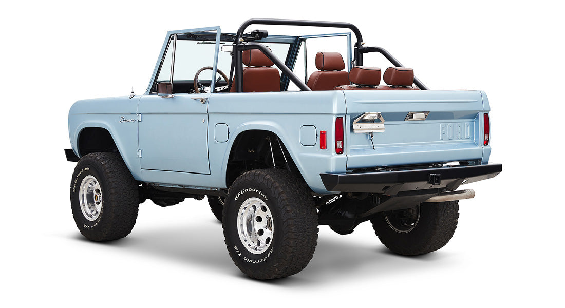 Classic Ford Bronco rear driver-side view