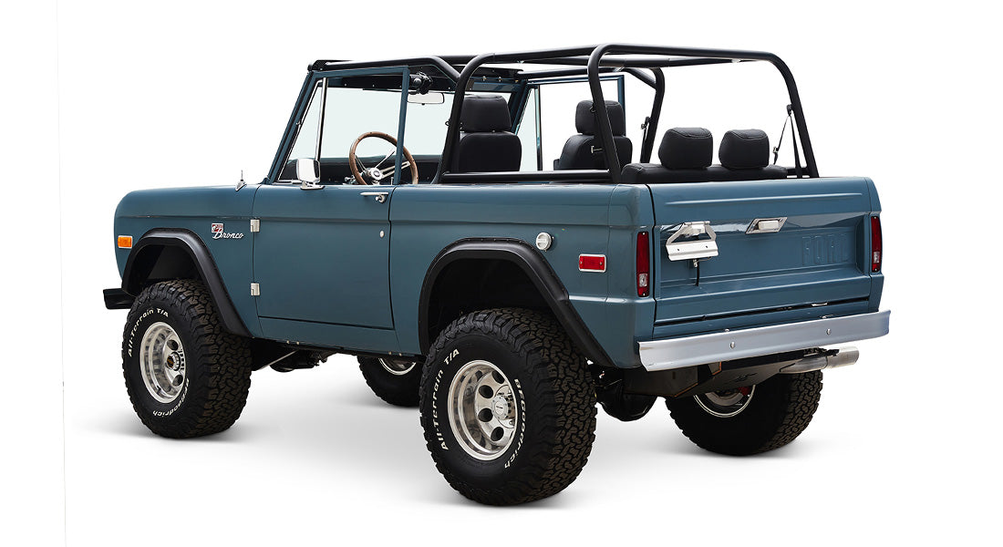 Classic Ford Bronco rear driver-side view