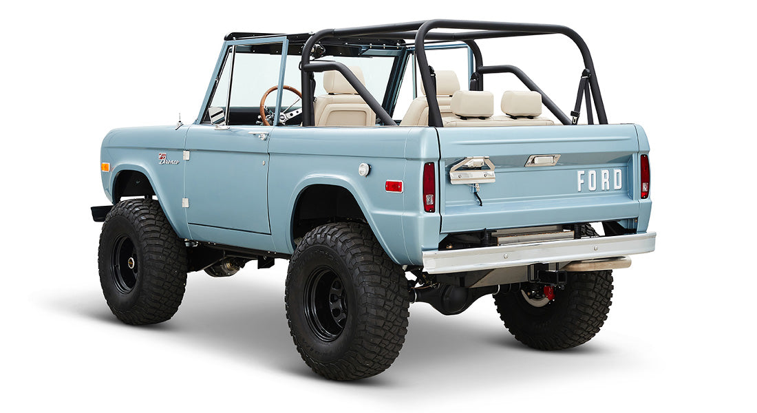 Classic Ford Bronco rear driver-side view