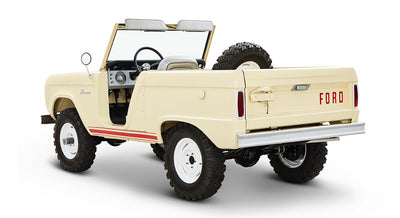 Classic Ford Bronco rear driver-side view