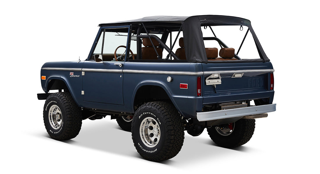 Classic Ford Bronco rear driver-side view