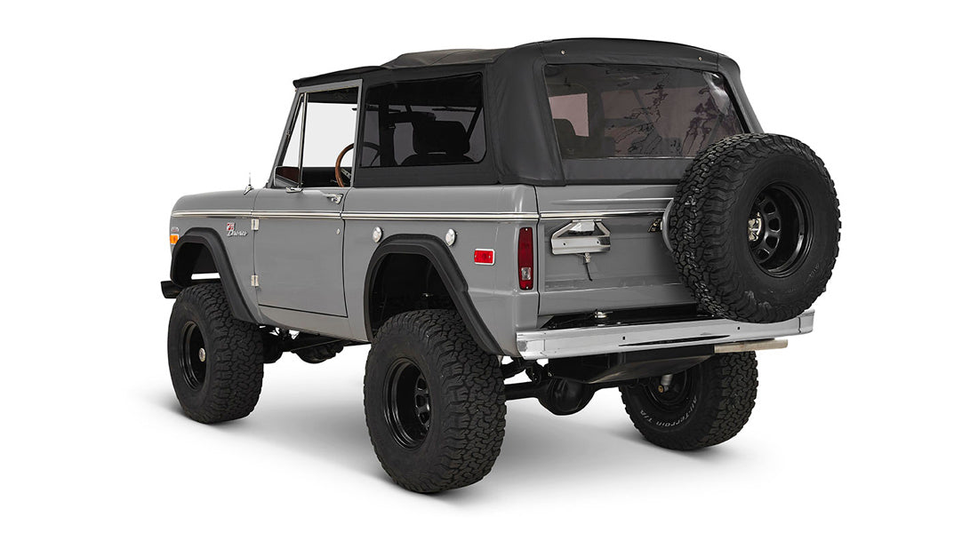 Classic Ford Bronco rear driver-side view