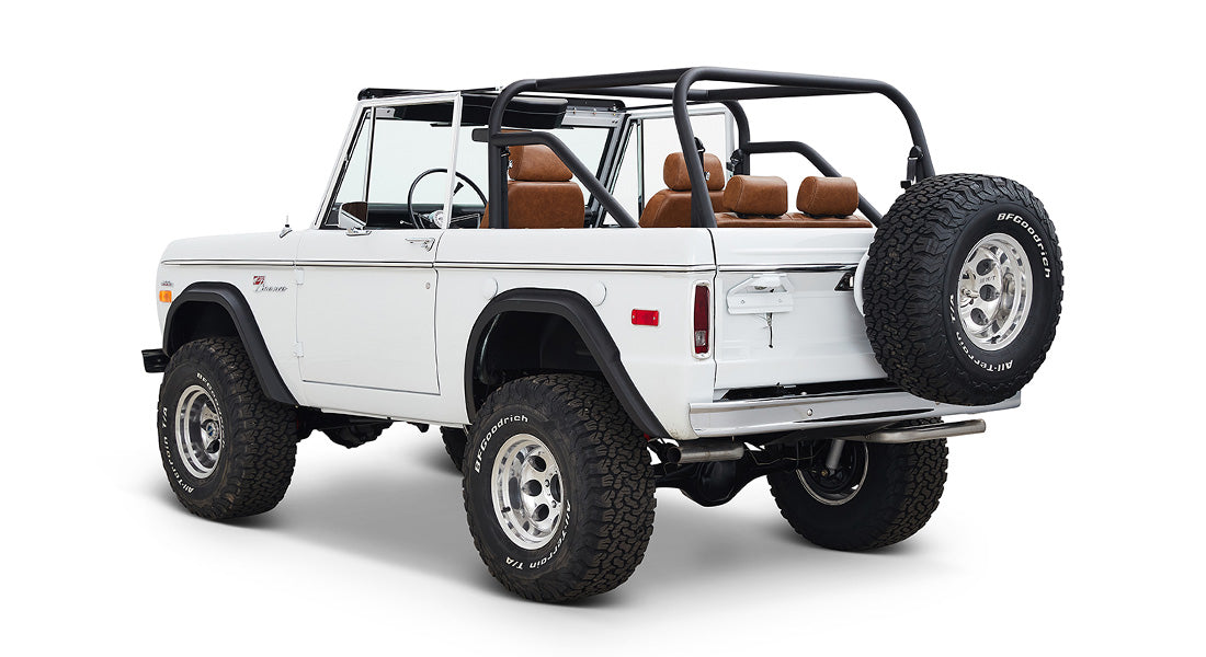 Classic Ford Bronco rear driver-side view