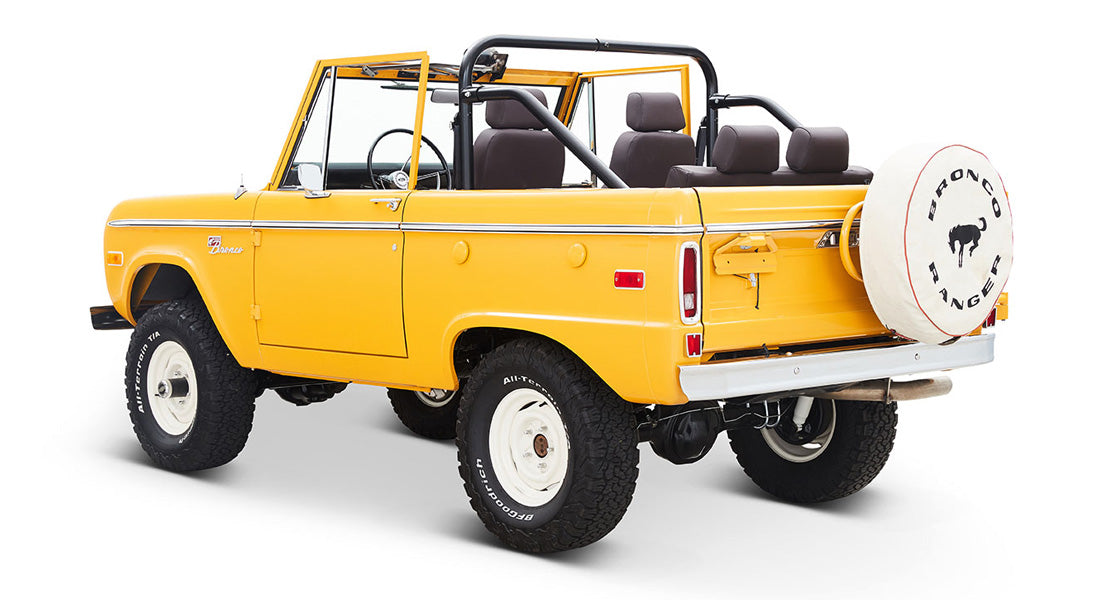 Classic Ford Bronco rear driver-side view