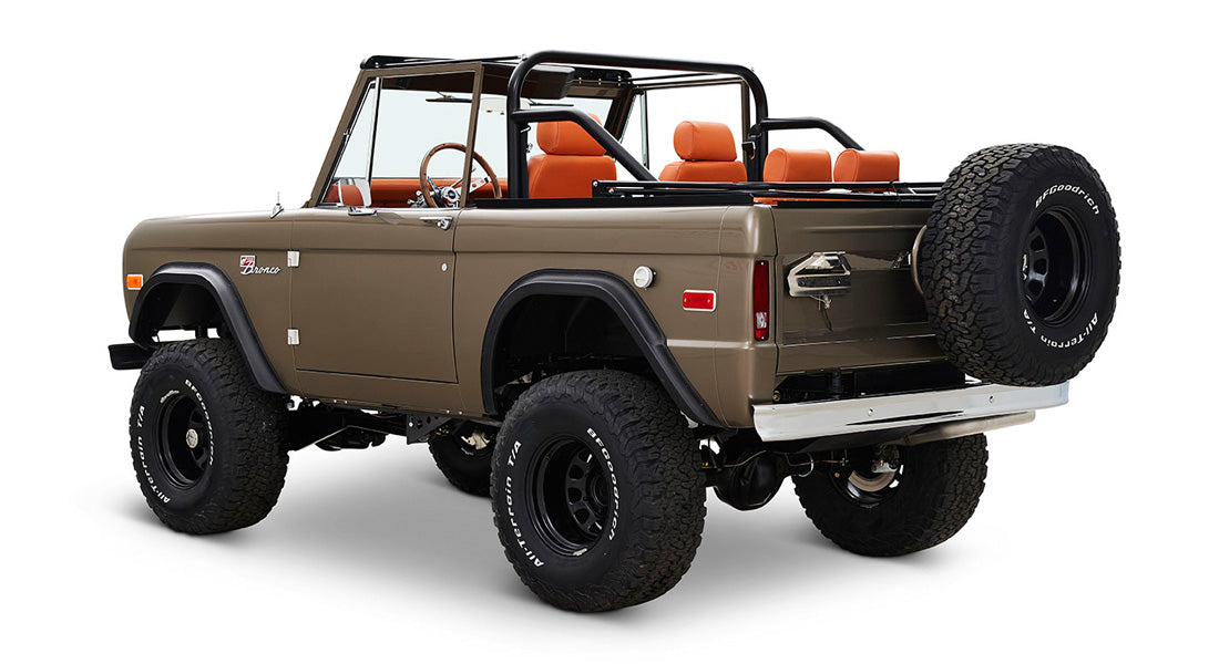 Classic Ford Bronco rear driver-side view