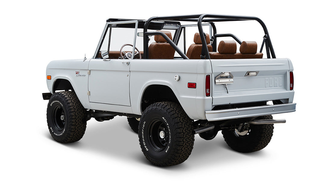 Classic Ford Bronco rear driver-side view