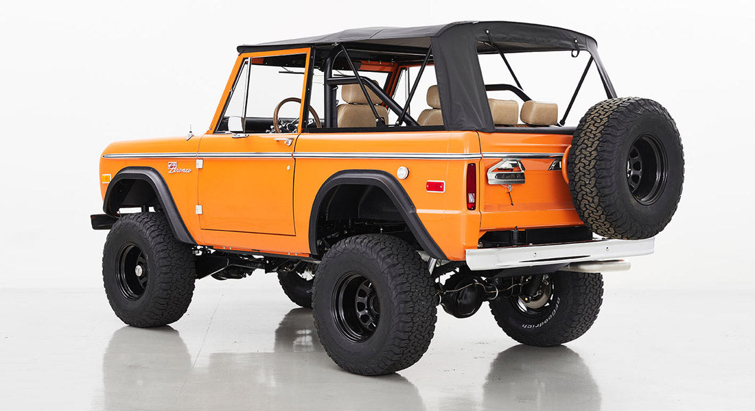 Classic Ford Bronco rear driver-side view