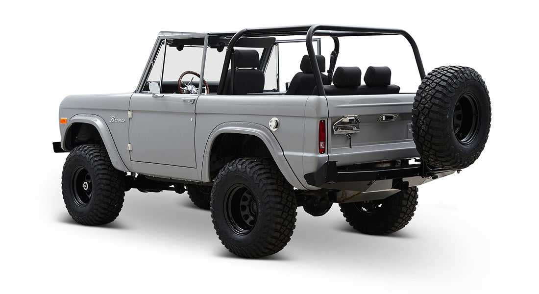 Classic Ford Bronco rear driver-side view