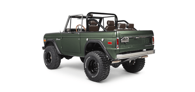 Classic Ford Bronco rear driver-side view