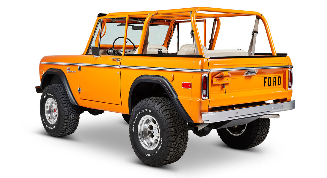 Classic Ford Bronco rear driver-side view