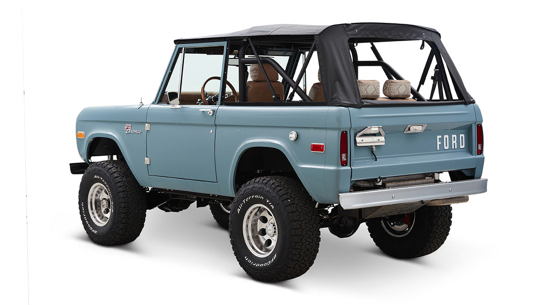 Classic Ford Bronco rear driver-side view