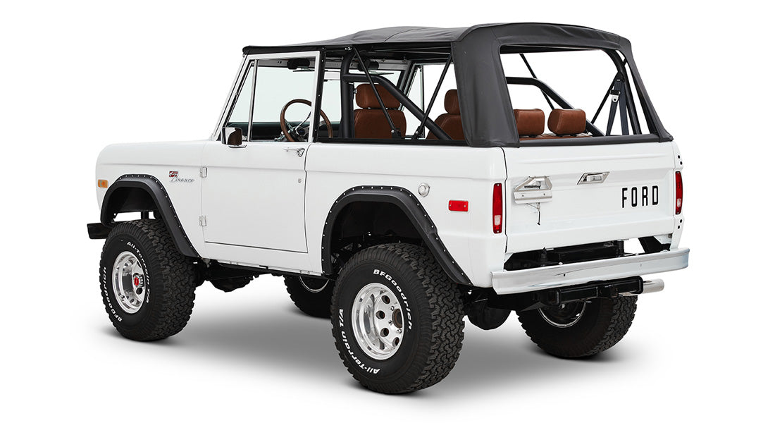 Classic Ford Bronco rear driver-side view