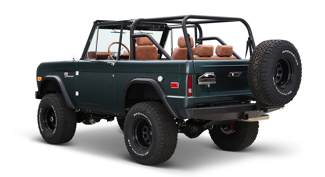 Classic Ford Bronco rear driver-side view