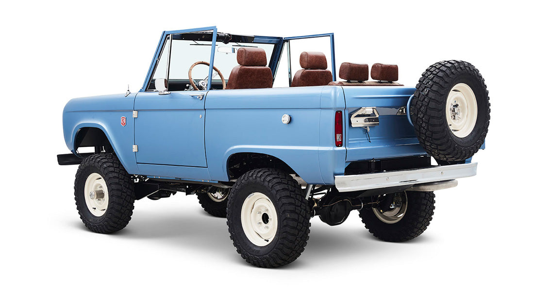 Classic Ford Bronco rear driver-side view