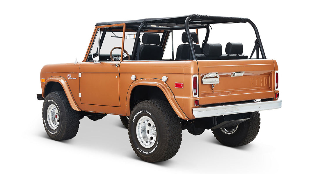 Classic Ford Bronco rear driver-side view