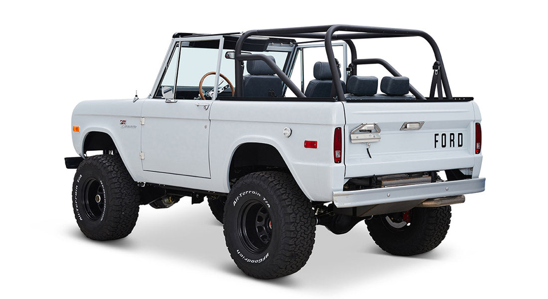 Classic Ford Bronco rear driver-side view