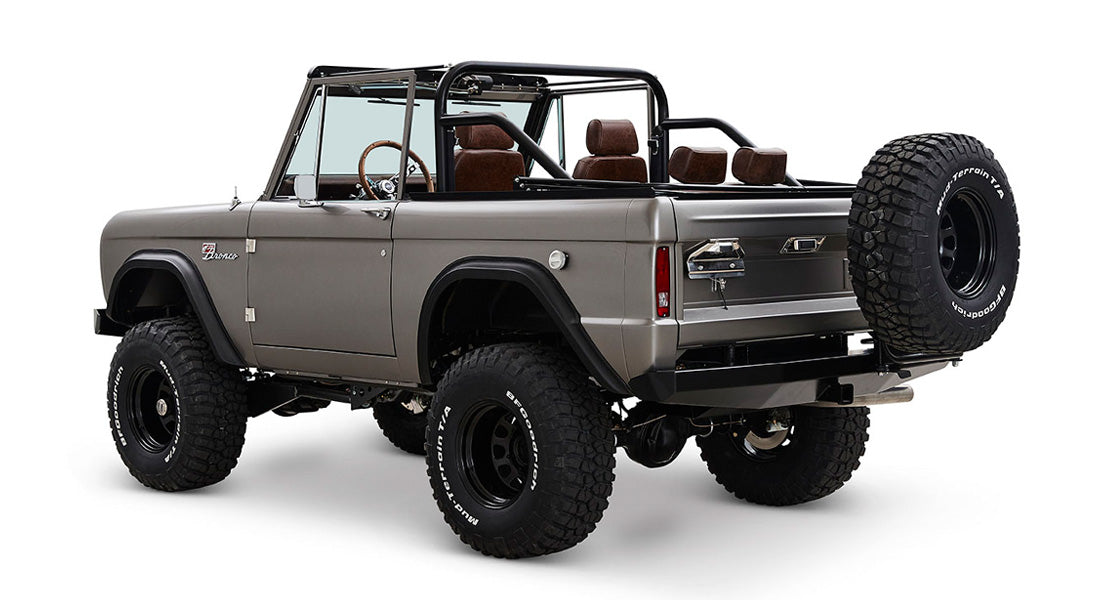 Classic Ford Bronco rear driver-side view