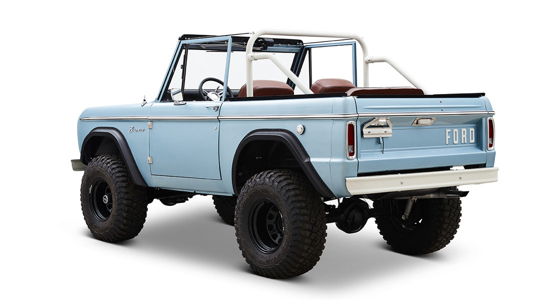Classic Ford Bronco rear driver-side view