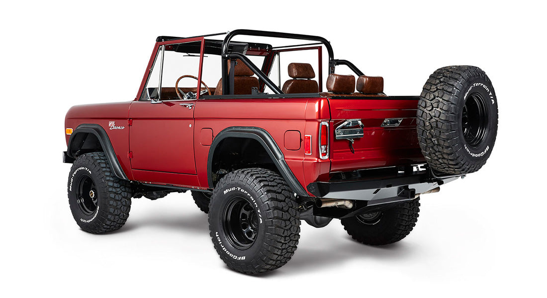 Classic Ford Bronco rear driver-side view