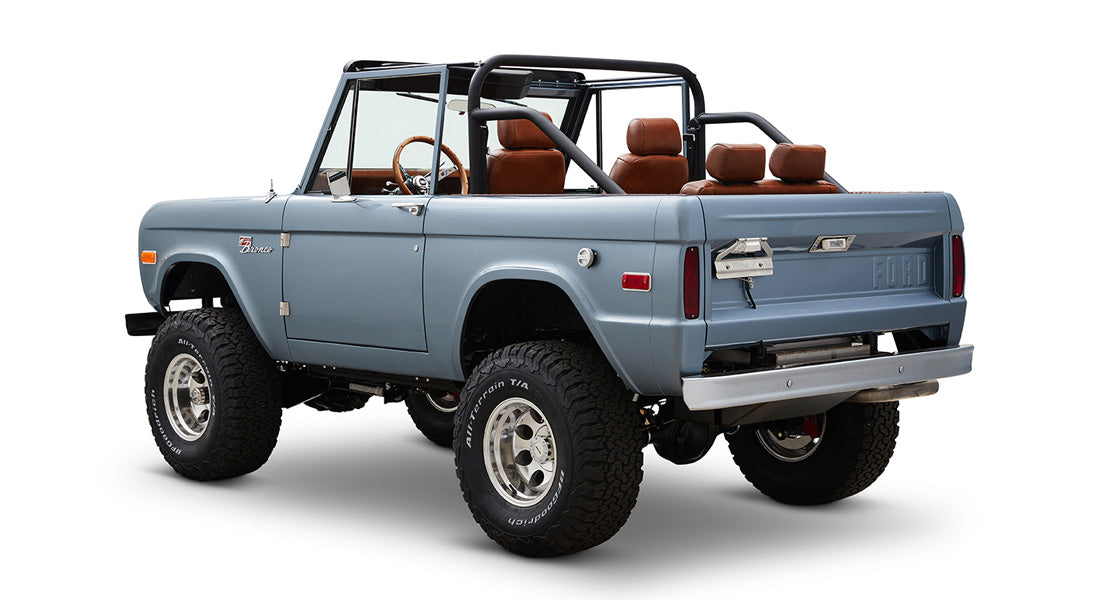 Classic Ford Bronco rear driver-side view