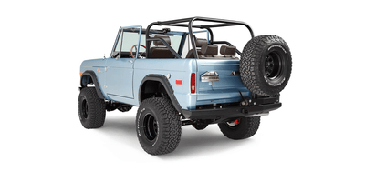 Classic Ford Bronco rear driver-side view