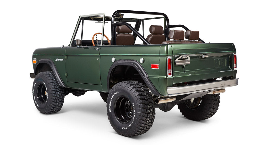 Classic Ford Bronco rear driver-side view