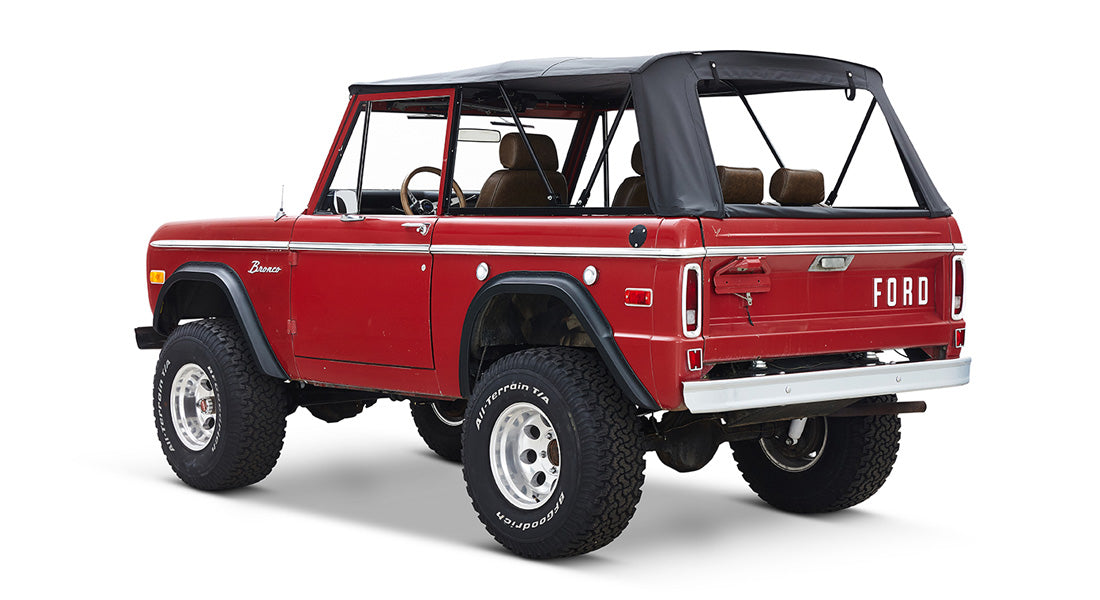 Classic Ford Bronco rear driver-side view