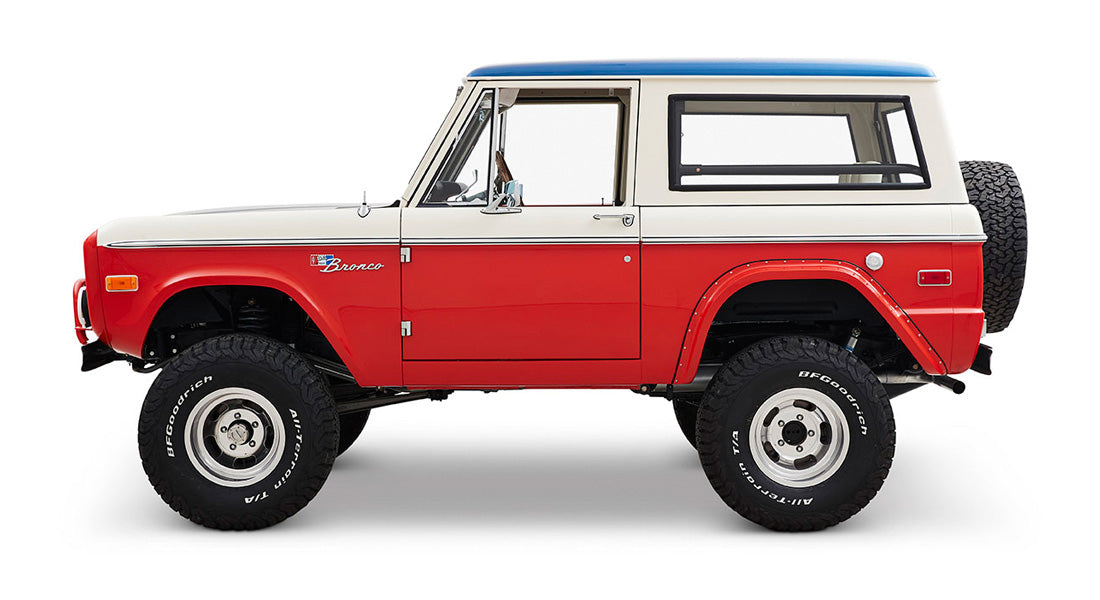 Classic Ford Bronco side profile