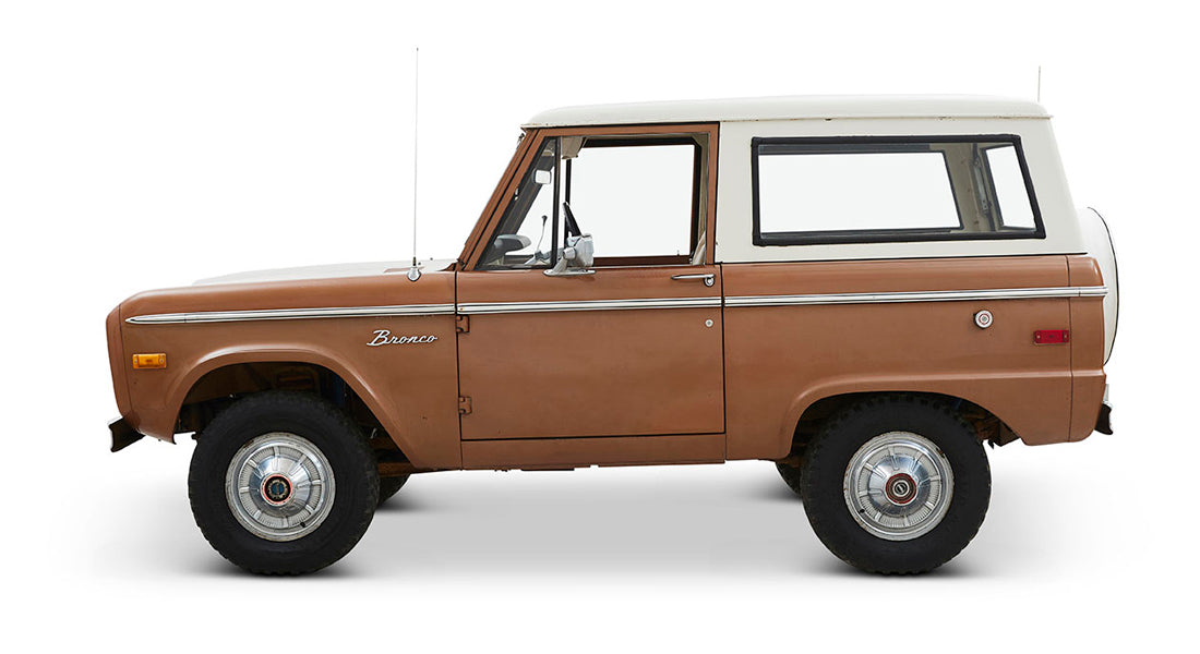 Classic Ford Bronco side profile