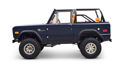 1974 Classic Ford Broncos Coyote Series Alys Beach with Orange Interior and black soft top