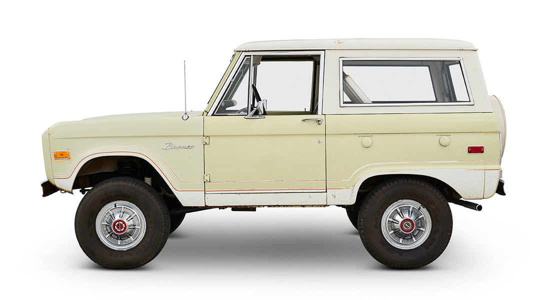 Classic Ford Bronco side profile