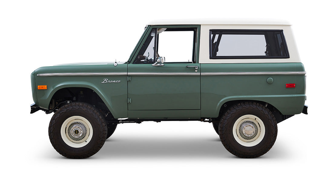 Classic Ford Bronco side profile
