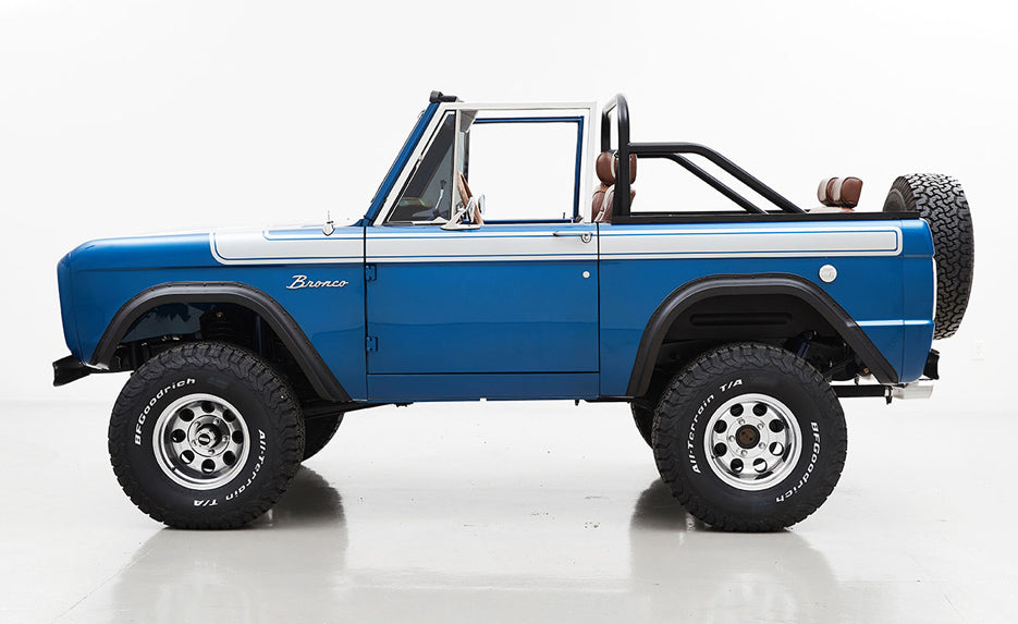 Classic Ford Bronco side profile